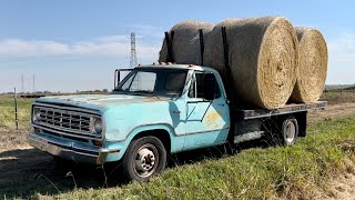 Baling Rice Straw!