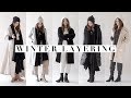 Layering Winter Outfits // How to Style Winter Clothing