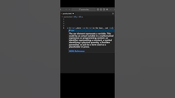 HTML var for variables | #html #code #coding #frontend #webdesign #webdevelopment #coder