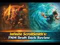 Infinite Scrollsmiths in my Friday Night Magic, 5 - color Converge Monstrosity, this deck was WILD!!
