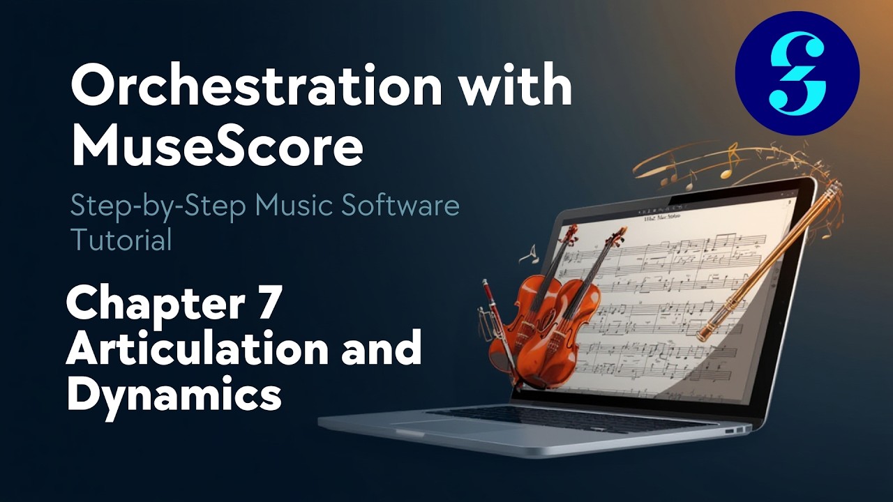 MuseScore Basics Course | Ch. 7 Articulation and Dynamics - YouTube