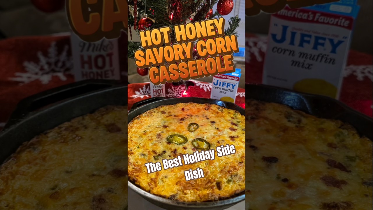 Ваше новое любимое праздничное блюдо | Горячая медовая запеканка из кукурузы 