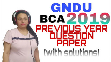 Previous question paper solution (2019) BCA 2 Digital Question 1