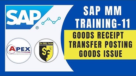 GOODS RECEIPT, TRANSFER POSTING, GOODS ISSUE IN SAP MM | MIGO IN SAP MM