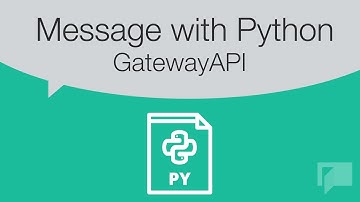 GatewayAPI - How to send a message with Python