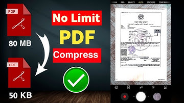PDF File Ka Size Kaise Kam Kare Mobile Se | No Limit PDF File Compress