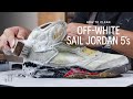 how to clean off white jordan 4 sail