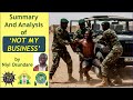 Summary and Analysis of 'Not My Business' by Niyi Osundare | Literature: African Poetry