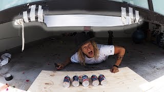 Garage Door Guillotine!
Check Out Backflip In A Moving Car! - https://youtu.be/RCS_sfKQnOc
SUBSCRIBE TO OUR VLOG CHANNEL: https://www.youtube.com/channel/UCZAO8V4SYpY6GtCDRC9Zhog
CHECK OUT OUR MAIN CHANNEL: https://www.youtube.com/user/DudesonsPage
Facebook: The Dudesons
Twitter: @The_Dudesons
Instagram: jukkadudeson, jarppidudeson, hpdudeson, jarnodudeson
Snapchat: jukkahilden
Check out our clothing line! - www.LA-KEUS.com
Follow the Editors! @jgatsbyraps @paulbrisske @kailaender @joe_reaper
Want to send us stuff? - PO Box 8033 W. Sunset Blvd Mailbox 1112 Hollywood, CA 90046
We rigged up Jukka Dudesons garage door with a giant sword to make a Garage Door Guillotine! It took some work, but we got it. Kings of DIY! We smashed coke cans, shaving cream cans, pineapple, watermelon and finally tried to defeat our nemesis the Yoga Ball!!!
Homepage: http://www.dudesons.com
Store: http://store.dudesons.com
#PositiveAnarchy
Live Hard Live Your Dream! Garage Door Guillotine!