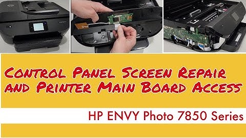 HP ENVY 7858 Printer Screen Blank or Not Working 7855 7155 DIY Fix