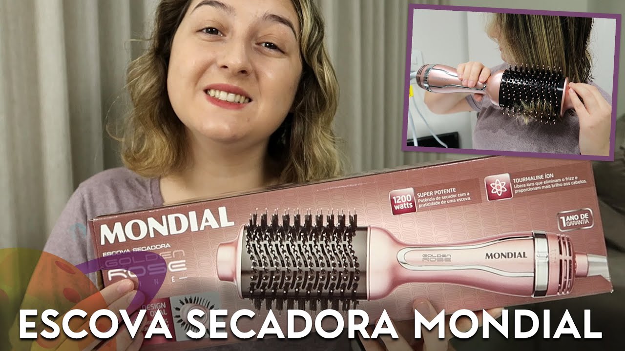 ESCOVA SECADORA MONDIAL GOLDEN ROSE: ESCOVA SECADORA BARATA E BOA ...