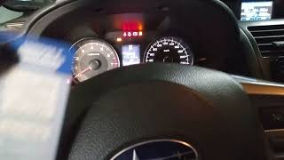 Reset cambio de aceite y filtro Subaru Forester 2.0 mod 2013
