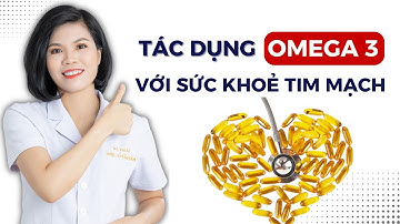 TÁC DỤNG CỦA OMEGA 3 ĐỐI VỚI SỨC KHOẺ TIM MẠCH | DS.HOÀI