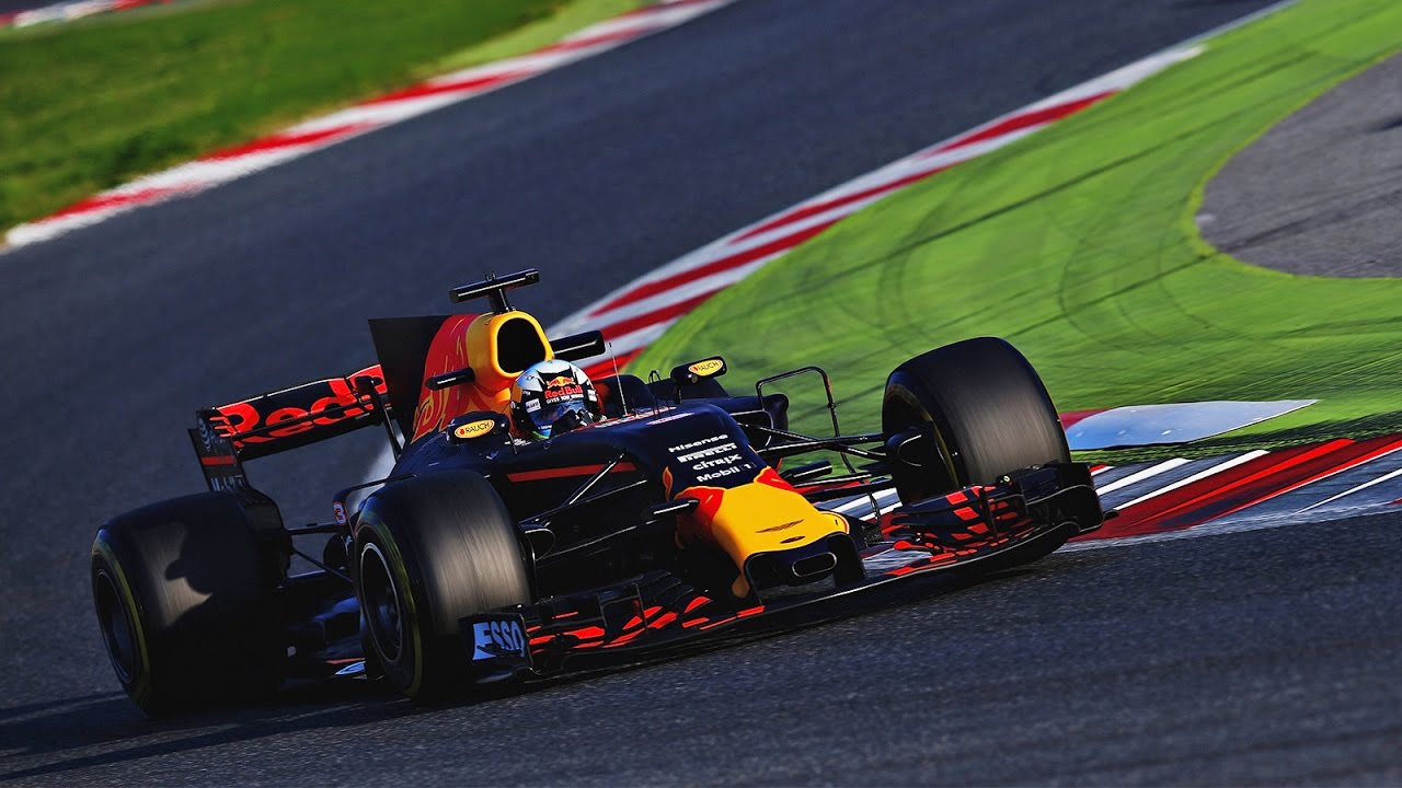 The RB13 takes to the track in Barcelona! - YouTube