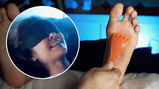 Escape Sleep Troubles With Asmr Foot Tickle Massage