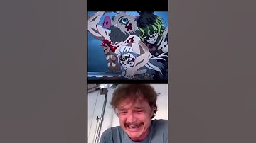 Pedro pascal crying at inosuke
