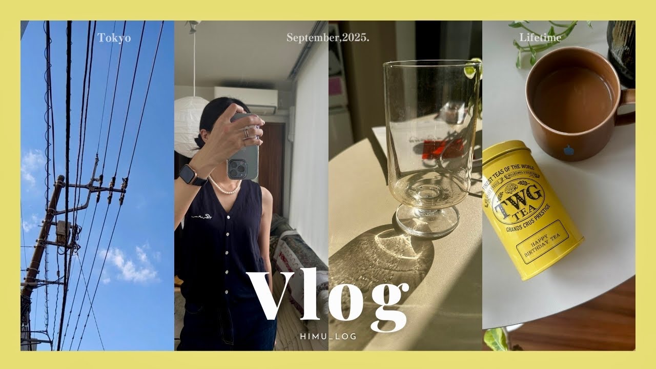 (eng)Vlog 社会人の日常 | コロナ療養 | les bonbonのネックレス | TWGのバースデーティー🫖🌾