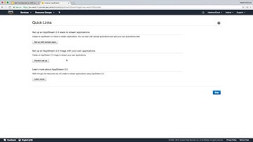 Lesson 4  - The Amazon AppStream 2.0 Console