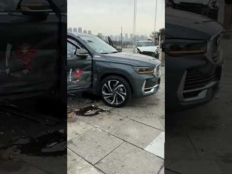 Крутой краш-тест Geely Monjaro по Китайски #китайскиеавтомобили #краш-тест #geelymonjaro #shots