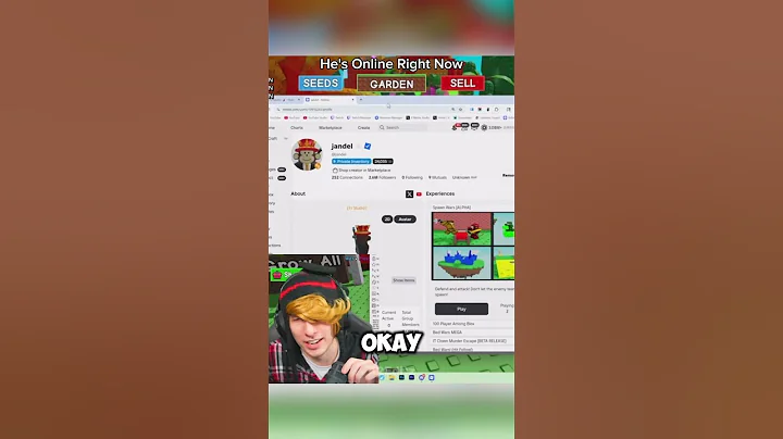 Kreekcraft Was Streaming Grow A Garden Till Jandel Joined And This Happened 💀 #growagarden #roblox