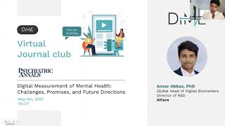 Digital Measurement of Mental Health: Challenges, Promises, and Future Directions