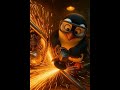 POV: Penguin TPP CUTS Everything with a Grinder 🔥 (Even the Statue of Liberty!) | Disney Style"
