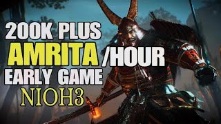 NIOH 3 - Early Game Amrita Farm | Level Up Fast