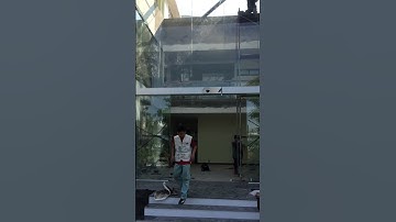 Lắp đặt cửa kính cường lực tự động đóng mở