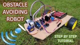 Intelligent Obstacle Avoiding Robot || Step by Step Tutorial || Arduino Project