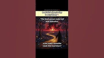 The Devil’s Most Beautiful Trap #motivation #life #quotes
