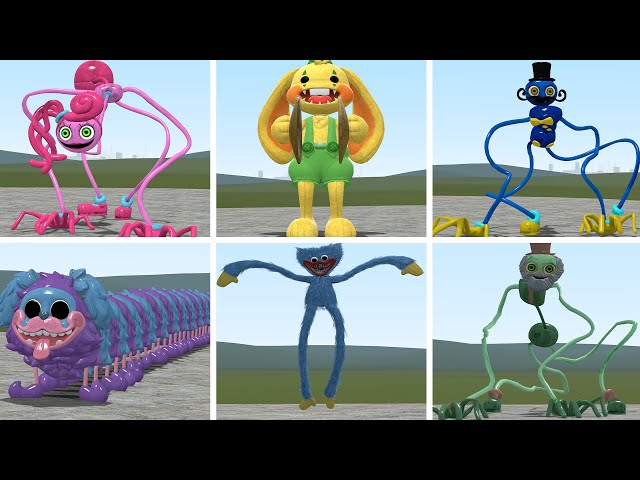 PLAYING AS ALL POPPY PLAYTIME CHAPTER 2 CHARACTERS In Garry's Mod (Mommy  Long Legs, PJ Pug-A-Pillar) - BiliBili