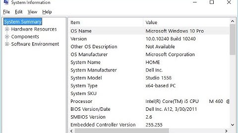 How to check system information or computer information by using msinfo32 and cmd