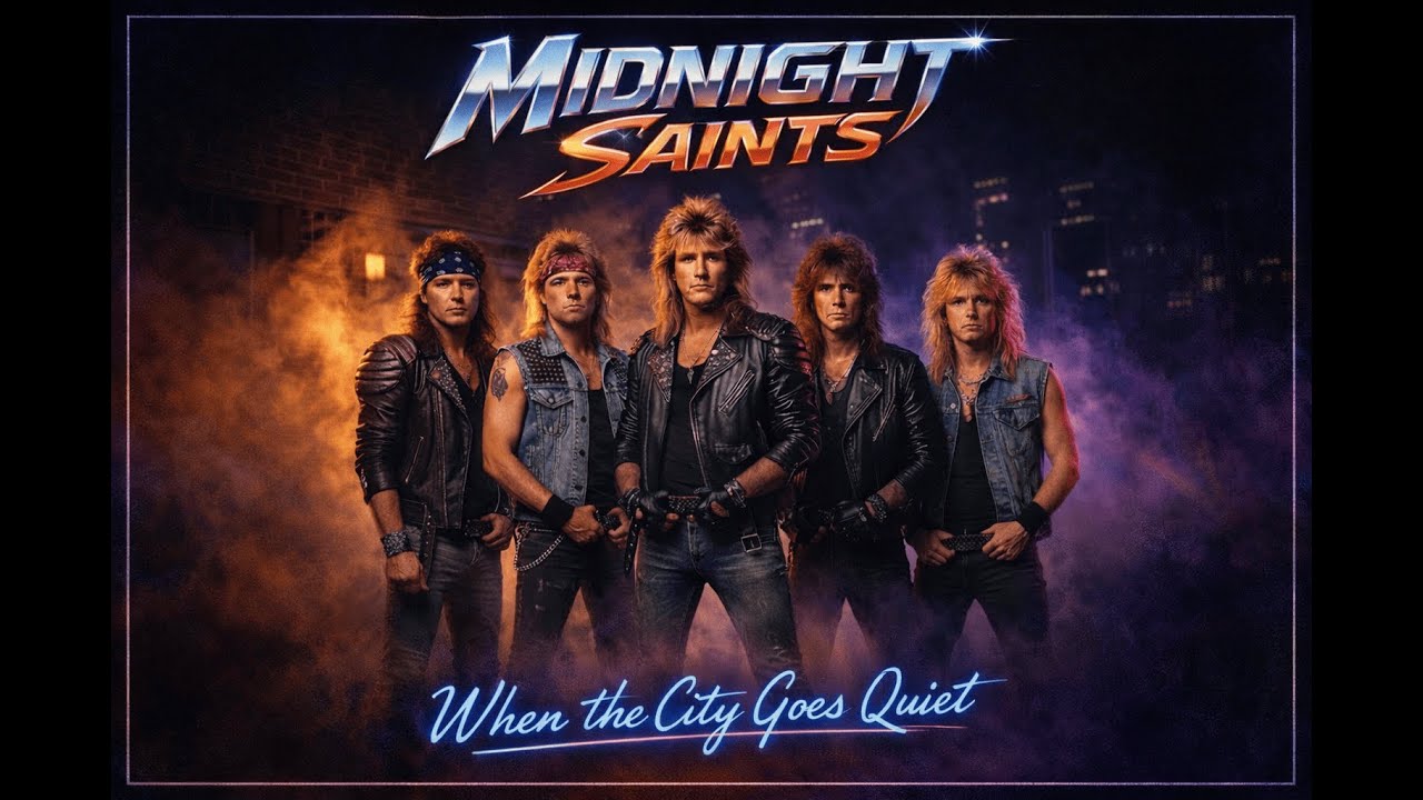 Midnight Saints - When the City Goes Quiet (FULL ALBUM) | 80s Hard Rock