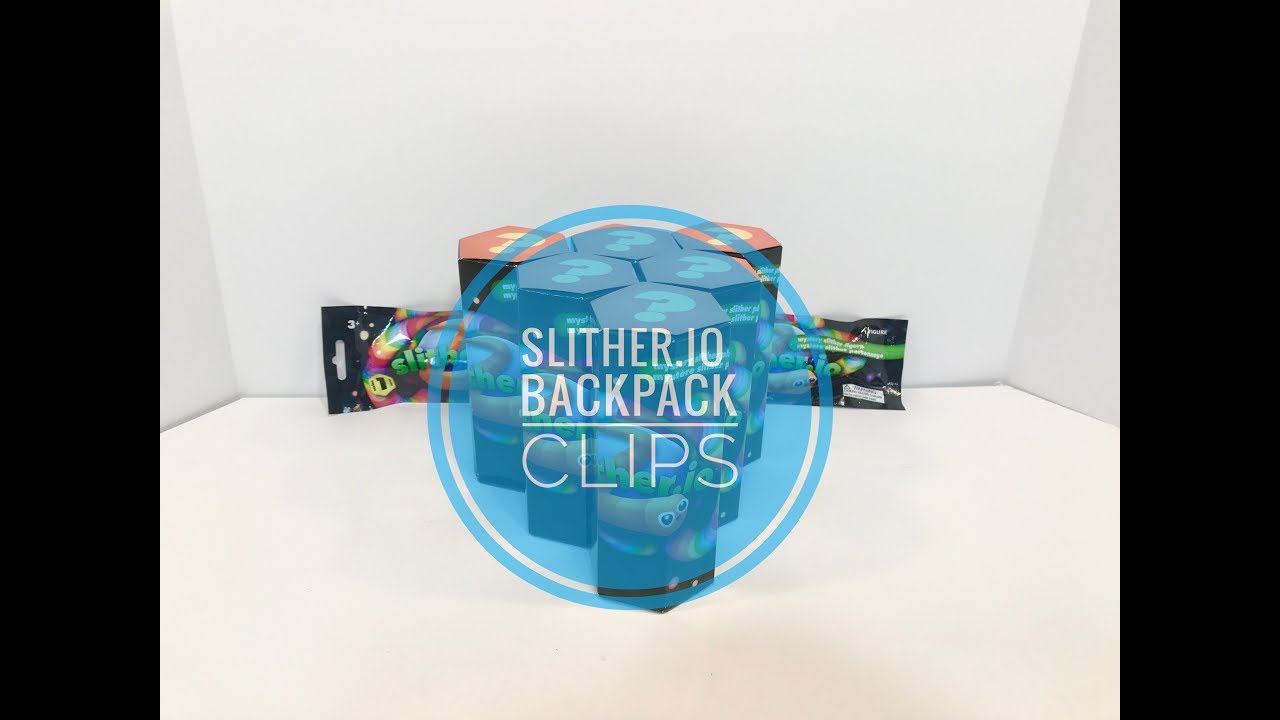 Slither.io Backpack Clips and Mystery Single Packs