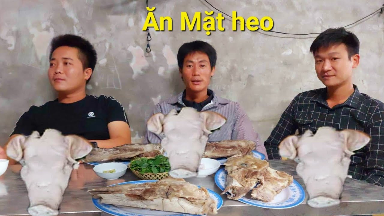 Lần Đầu Tiên Ăn Mặt Lợn. Má Heo.Ngon tuyệt vời |.Biển Nguyễn ngọc.