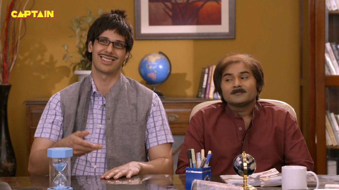 जीजा जी और पिन्टू बने इलायची और सुनीता के पिता जी स्कूल के प्रिंसिपल के सामने | Jijaji Chhat Per Hai