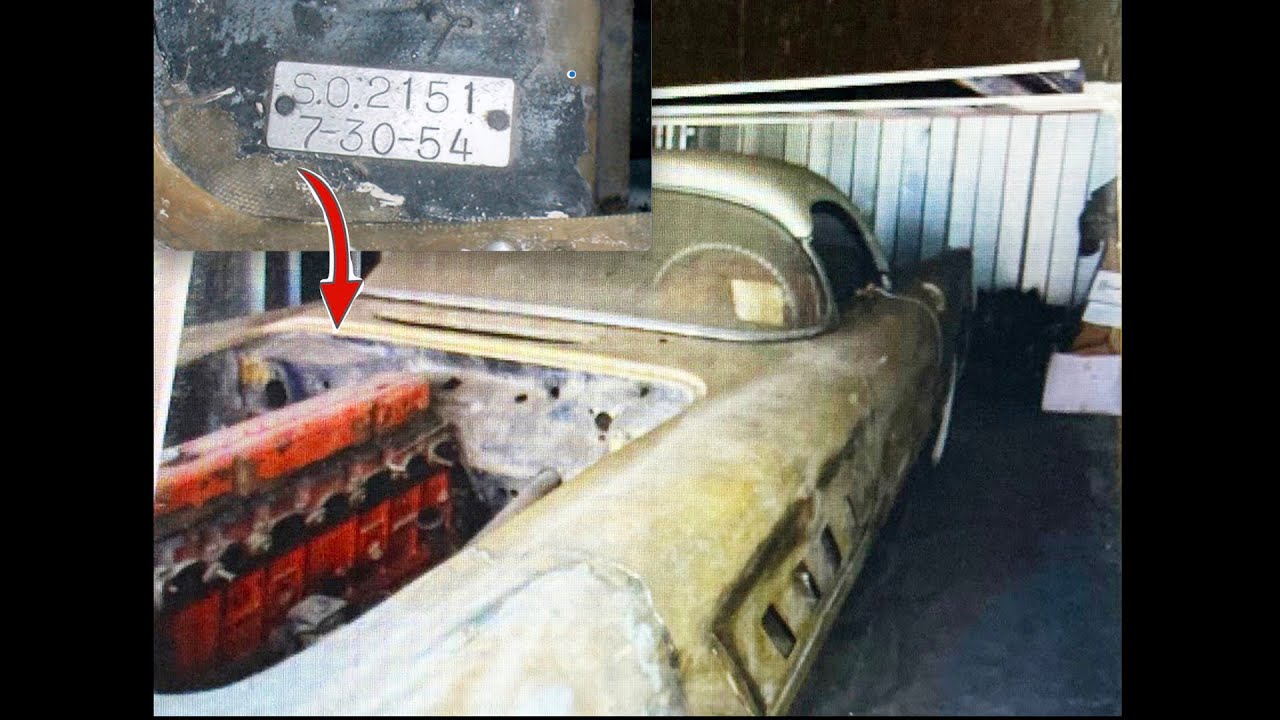 Найден и восстановлен прототип Harley Earl Corvette S.O. 2151, не виданный с 1954 года