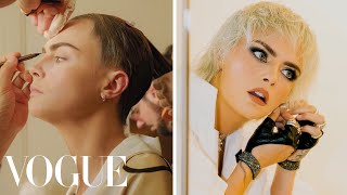 Behind Cara Delevingnes Met Gala Glam Vogue