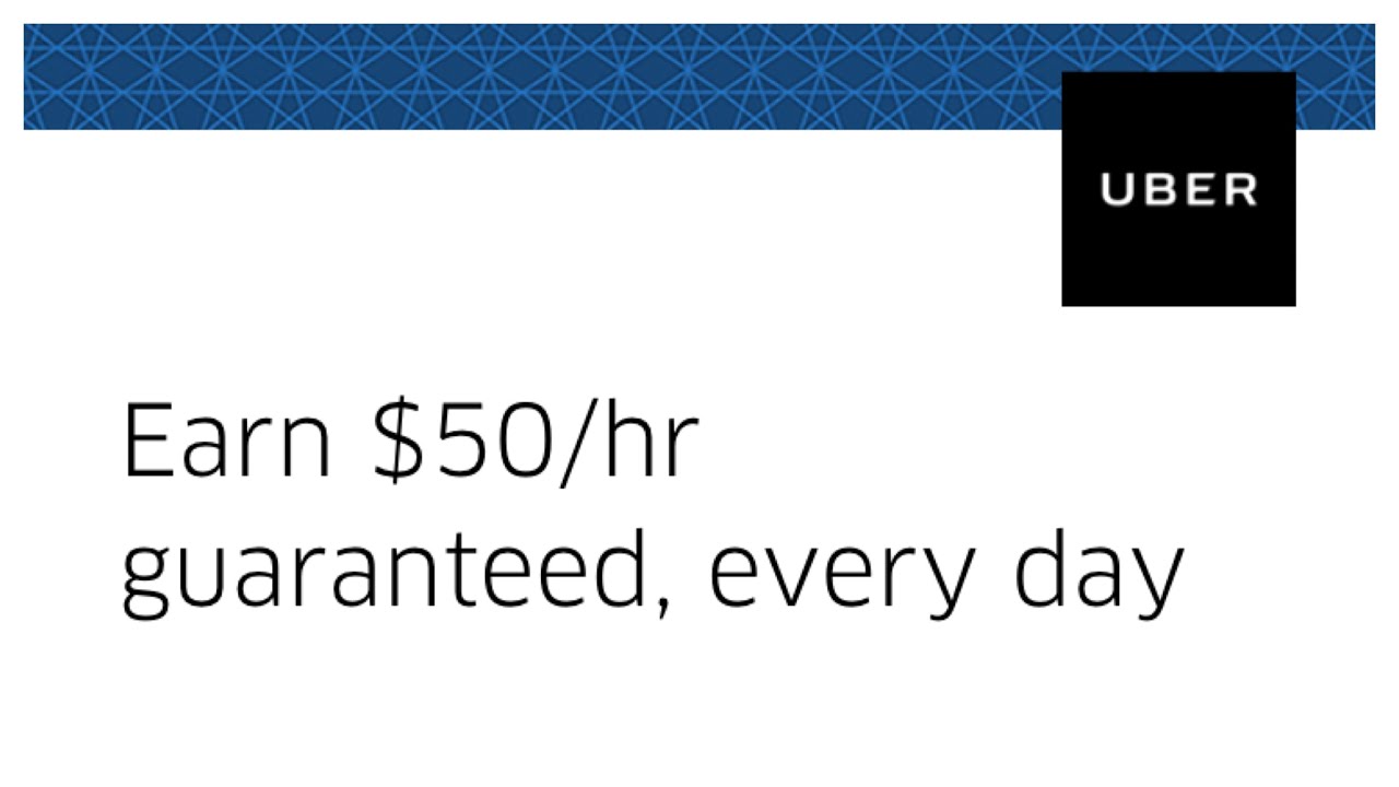 Uber is NOW Guaranteed $50 Hour - YouTube