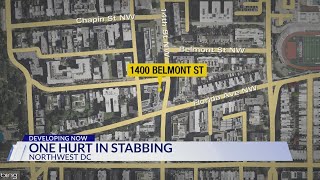 Man injured in Northwest DC stabbing; 1 arrested