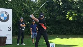 Matt Wallace hitting his driver