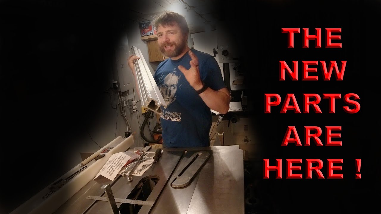 The new table saw fence rail and arbor washer arrives - Unisaw Rebuild Part 14