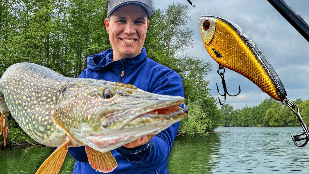 Jerken VS. Fireball 🐊 | Angeln auf Hecht im See