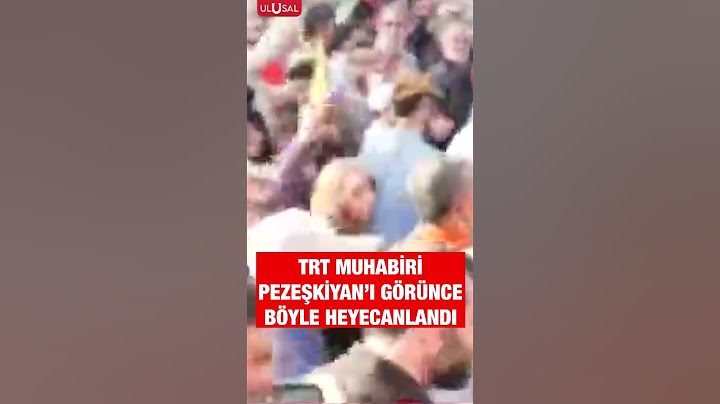 TRT muhabirinin Mesud Pezeşkiyan heyecanı #shorts #iran #israil #keşfet