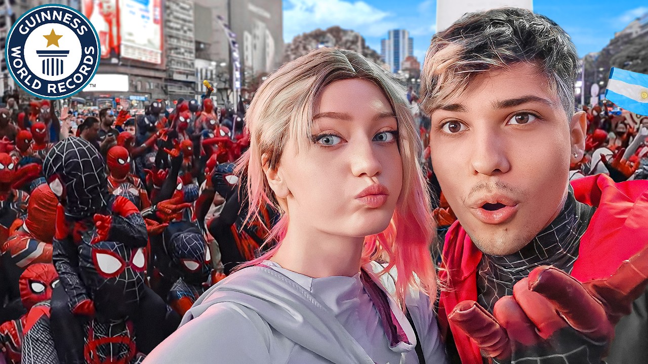 Spiderman y Gwen Rompieron un Record Mundial