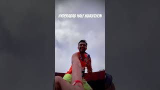 Ran 21kms in Hyderabad | NMDC Hyderabad Marathon 2025 | #shorts