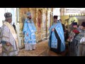 Батюшка Владимир поздравляет правящего епископа Пармена с Днем Ангела (10 августа 2015 г.)