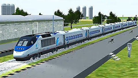 Train Sim - American Midwest Using Acela Express - Simulasi Kereta Api