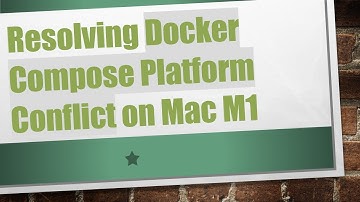 Resolving Docker Compose Platform Conflict on Mac M1