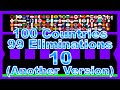 [Another Version]100 countries & 99 times elimination10 -marble race in Algodoo- |Marble Factory 2nd